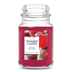 New limited edition cherry cherie lollipop Yankee Large Classic Jar Candle